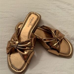 New Naked Feet Goq bronze flat